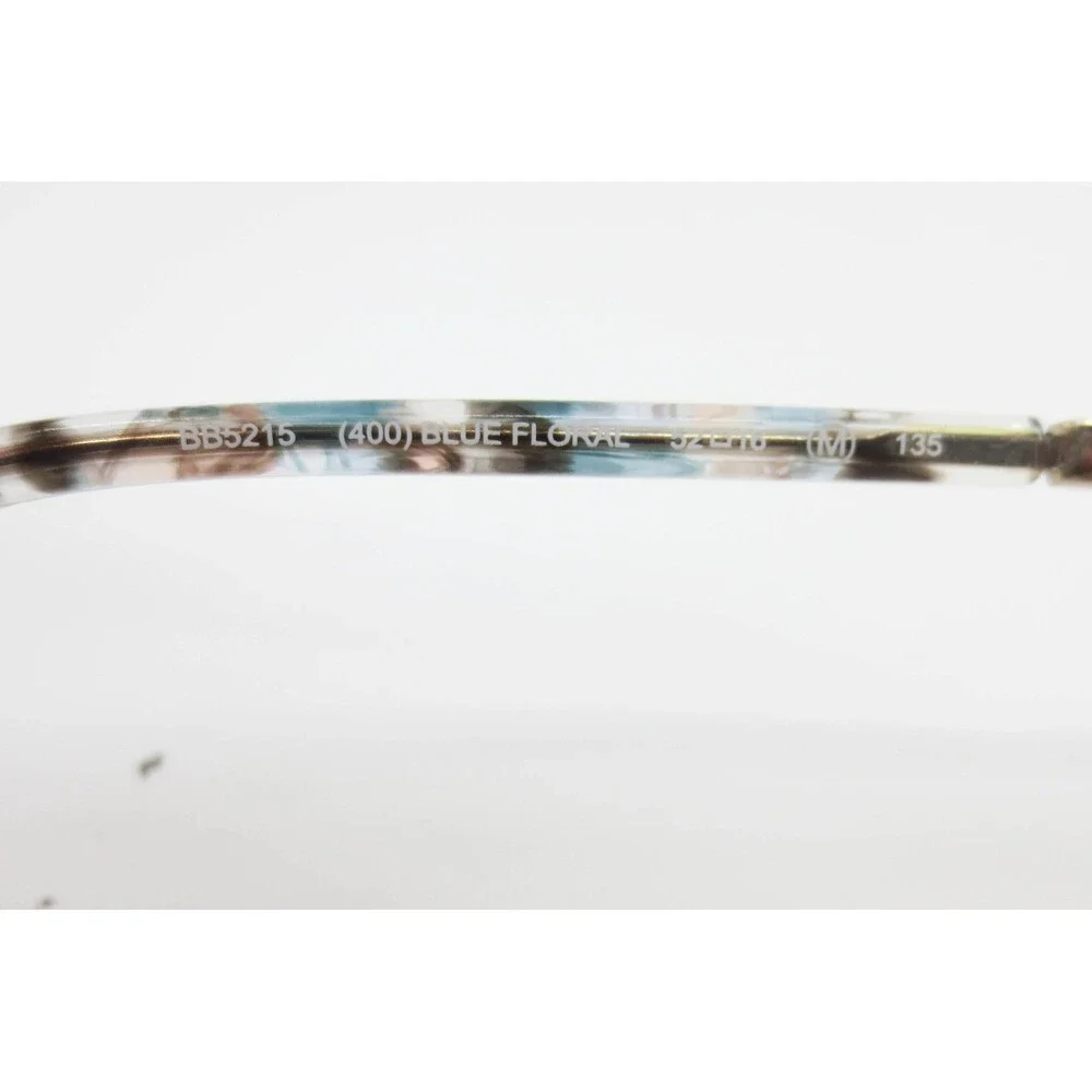 Bebe BB5215 Blue Floral Tortoise Rose Gold Optical Frames 52-16-135 Eyeglasses